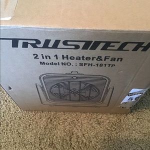 Trustech 2 in 1 heater and fan